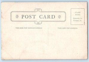 Murray Jordan Signed Postcard Beach Bathing Beauty Who's Afraid c1910's Antique