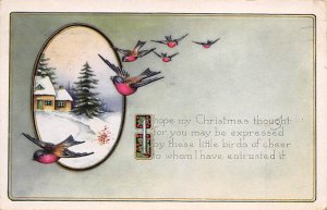 Whitney Publishing Christmas Postal used unknown very light postal marking on...