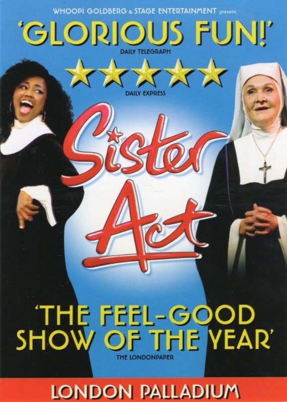 Sister Act The Musical London Palladium Rare Advertising Postcard
