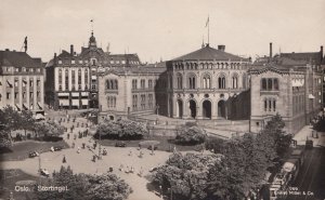 Postcard RPPC Stortinget Oslo Norway