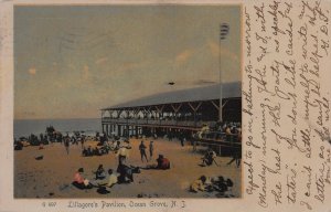 Lillagore's Pavilion, Ocean Grove, New Jersey, Early Postcard, Unused