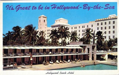 Hollywood FL - Hollywood Beach Hotel and swimming pool, 1960s - different now! | United States - Florida - Other, Postcard / HipPostcard Hollywood FL - Hollywood Beach Hotel and swimming pool, 1960s - different now! | United States - Florida - Other, Postcard / HipPostcard