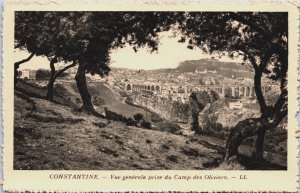 Algeria Constantine Vue Generale Prise du Camp des Oliviers Postcard C081