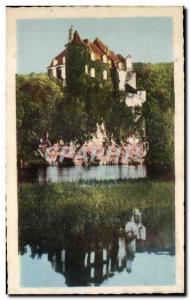Old Postcard Souillac Chateau de la Treyne