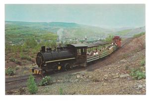 Sightseers Ride Old Steam Lokie Anthracite Coal Train 