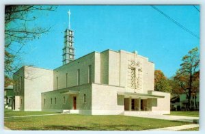 ONEONTA, New York NY ~ ST. MARY'S CATHOLIC CHURCH Otsego County c1960s Postcard