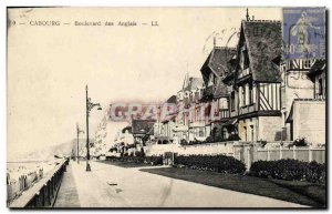 Old Postcard Cabourg Boulevard des Anglais