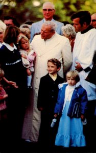 Iowa Des Moines Pope John Paul II Greeting Children October 1979