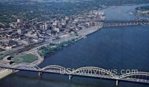 Mississippi River - Davenport, Iowa IA  