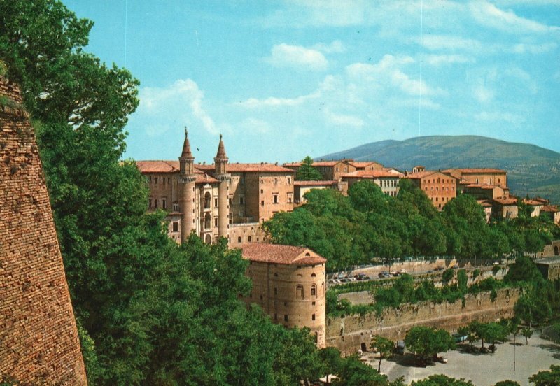 Postcard General View World Heritage Site Remarkable Legacy Urbino Italy