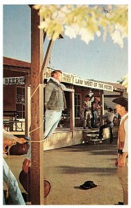 Quick Justice West of thje Pecos Six Flags Over Texas Postcard