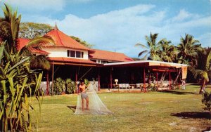 Postcard Ocean Terrace at Kona Inn in Kailua, Hawaii~130332