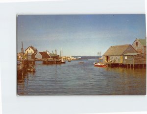 Postcard View of the tranquil harbour, Peggy's Cove, Canada