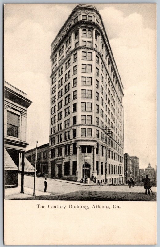 Vtg Atlanta Georgia GA The Century Building 1900s Old View Postcard