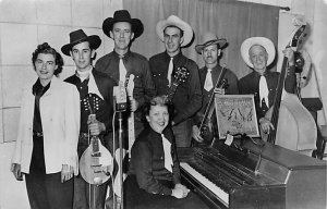 Dave Spielman, The Rhythm Rangers Early Country Western Star Real Photo writi...