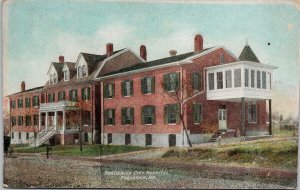 Frederick City Hospital Frederick MD Maryland c1908 Postcard G6