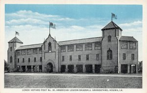 J76/ Houma Louisiana Postcard Hotard Baseball Stadium American Legion 349