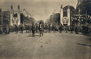 Military Paris 1918 Victory Parade Real Photo 03.75