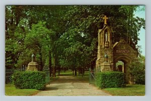 Bloomfield Hills MI-Michigan, Manresa Jesuit Retreat House, Chrome Postcard 