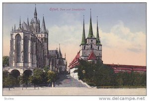 Erfurt, Thuringia, Germany, 00-10s ; Dom und Severikirche