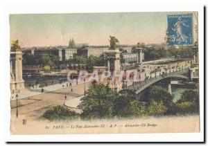 Paris (8th) Postcard The Old Alexander III bridge