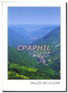 Modern Postcard La Vallee de la Loue Doubs