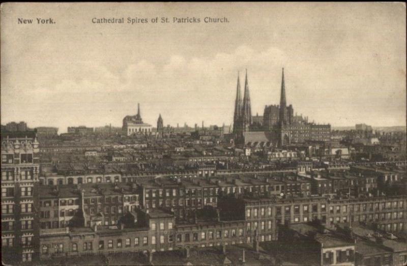 New York City Manhattan Ghettos Tenement Housing c1910 Postcard