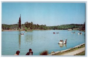 Stone Mountain Georgia Postcard The Bells Of Stone Mountain View c1960 Coca-Cola