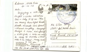 Jean Mor, Liberia, Costa Rica, December 26, 2005, adventure tour, small Postcard