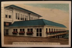 Vintage Postcard 1950 Original Homestead Restaurant Ocean Grove, New Jersey (NJ)