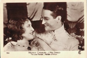Maurice Chevalier J.Macdonald The Love Parade Movie Stars Vintage RPPC 07.26 