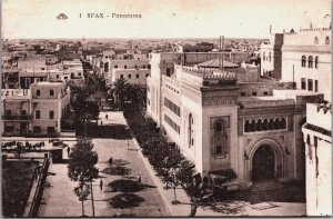 Tunisia Sfax Panorama Vintage Postcard C219