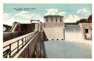 Postcard DAM SCENE Seneca Falls New York NY AU9066