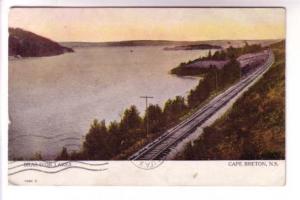 Train Tracks Bras D'Or Lakes Nova Scotia, Used 1909 Warwick