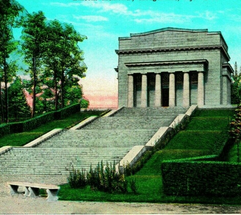 Lincoln Memorial Hall Hodgenville Kentucky KY UNP 1920s Vtg Postcard 