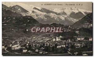 Old Postcard Albertville Vue Generale