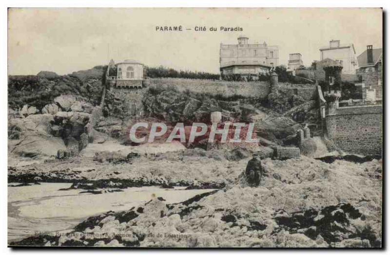 Parame - Cite du Paradis - Cote d & # 39Emeraude - Emerald Coast - Old Postcard