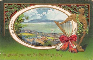 St Patrick's Day St. Patricks Day 1915 light crease
