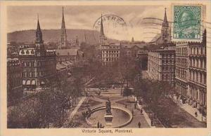 Canada Quebec Montreal Victoria Square 1921
