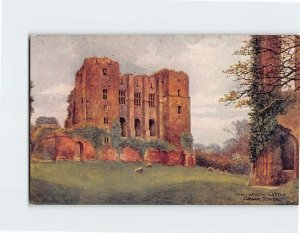 Postcard Caesar Tower Kenilworth Castle Kenilworth England