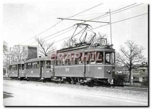 Modern Postcard Be 2/3 303 cars in 1305 and B3 + 1303 the Muenchensteinerstra...