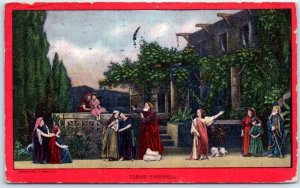 Postcard - Tobias' Farewell, The Passion Play - Oberammergau, Germany