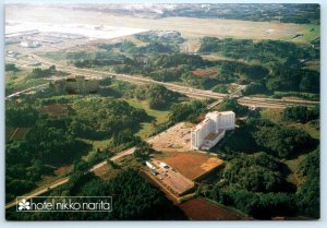 NARITA, JAPAN ~ Aerial View HOTEL NIKKO NARITA and Airport 4x6 Postcard