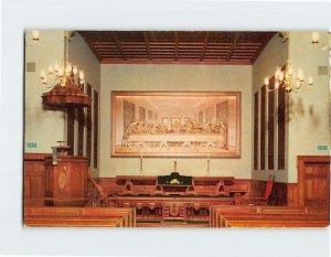 Postcard The great woodcarving of the Last Supper, Upper Room Chapel, Tennessee