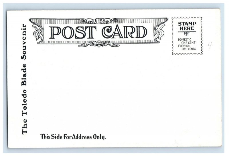 c1910 Knights Templars Parade, Toledo, Ohio. Postcard F184E