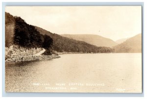 Vintage Mount Chateau Boulevard Morgantown W. VA Real Photo RPPC Postcard P165