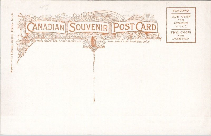 Souris Manitoba Crescent Avenue Unused Sherrin & Co Warwick Postcard H32