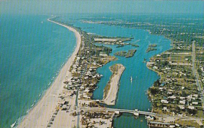 Florida Nokomis Beach Aerial View