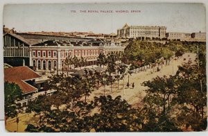 Madrid Spain, The Royal Palace Postcard C12