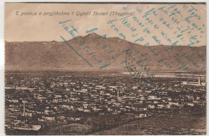 Albania; General View Of Scutari (Now Shkodër) PPC French Message To Rev c 1910